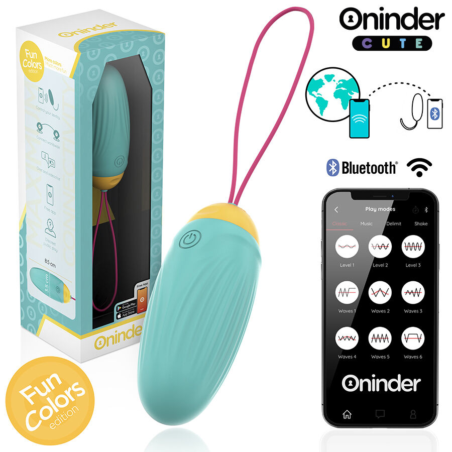 ONINDER CUTE - LOVE PLEASURE VIBRO-ROTATING SILICONE GEM EGG - FREE WORLDWIDE APP 3 ONINDER CUTE - LOVE PLEASURE VIBRO-ROTATING SILICONE GEM EGG - FREE WORLDWIDE APP - obrazek 3