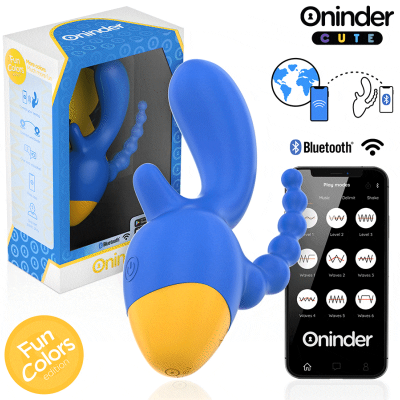 ONINDER CUTE - LOVE 3 SOME TRIPLE VIBRATOR - FREE WORLDWIDE APP 2 ONINDER CUTE - LOVE 3 SOME TRIPLE VIBRATOR - FREE WORLDWIDE APP - obrazek 2