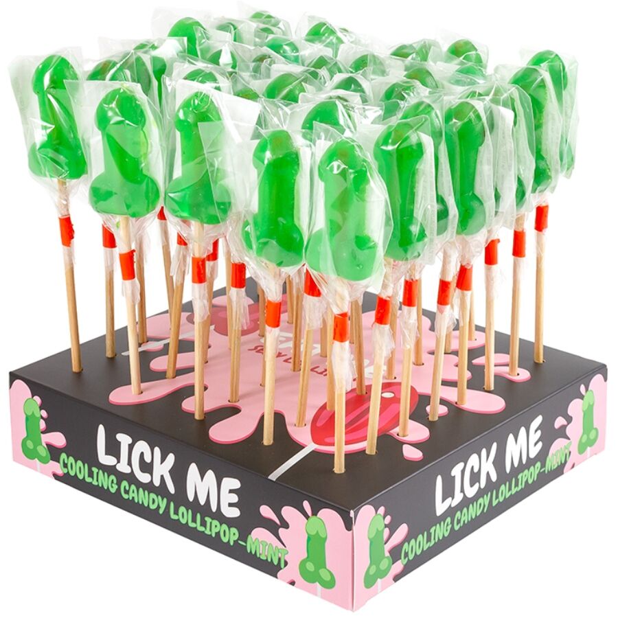 SECRETPLAY - MINT CANDY PENIS LOLLIPOP DISPLAY WITH COLD EFFECT (40 UNITS) 2 SECRETPLAY - MINT CANDY PENIS LOLLIPOP DISPLAY WITH COLD EFFECT (40 UNITS) - obrazek 2