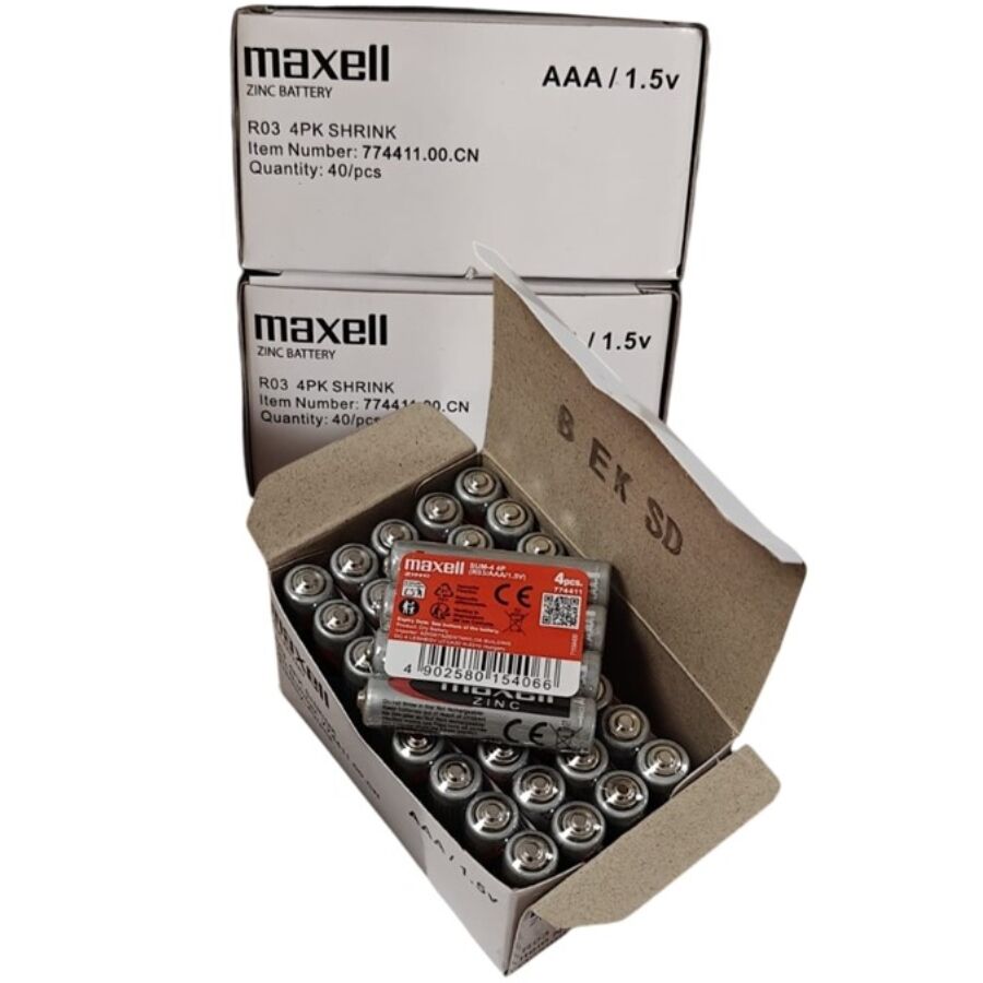 MAXELL - BATTERY SALINA MANGANESO AAA R03 RETRACTIL*4 2 MAXELL - BATTERY SALINA MANGANESO AAA R03 RETRACTIL*4 - obrazek 2