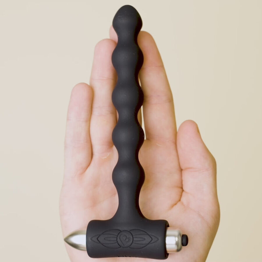 ROCKS- OFF - PETITE SENSATIONS PEARLS ANAL PLUG VIBRATOR BLACK 2 ROCKS- OFF - PETITE SENSATIONS PEARLS ANAL PLUG VIBRATOR BLACK - obrazek 2