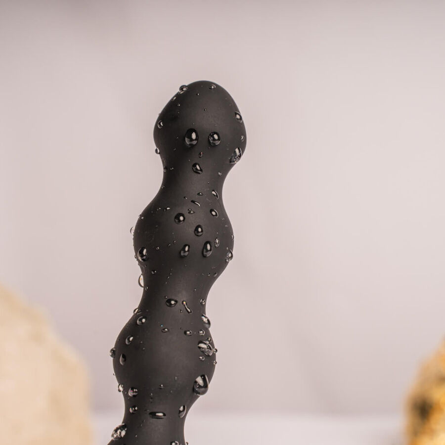 ROCKS- OFF - PETITE SENSATIONS PEARLS ANAL PLUG VIBRATOR BLACK 3 ROCKS- OFF - PETITE SENSATIONS PEARLS ANAL PLUG VIBRATOR BLACK - obrazek 3