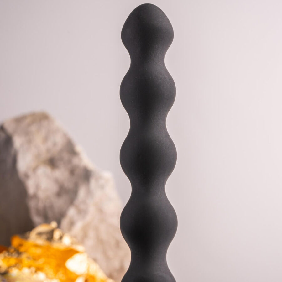 ROCKS- OFF - PETITE SENSATIONS PEARLS ANAL PLUG VIBRATOR BLACK 4 ROCKS- OFF - PETITE SENSATIONS PEARLS ANAL PLUG VIBRATOR BLACK - obrazek 4