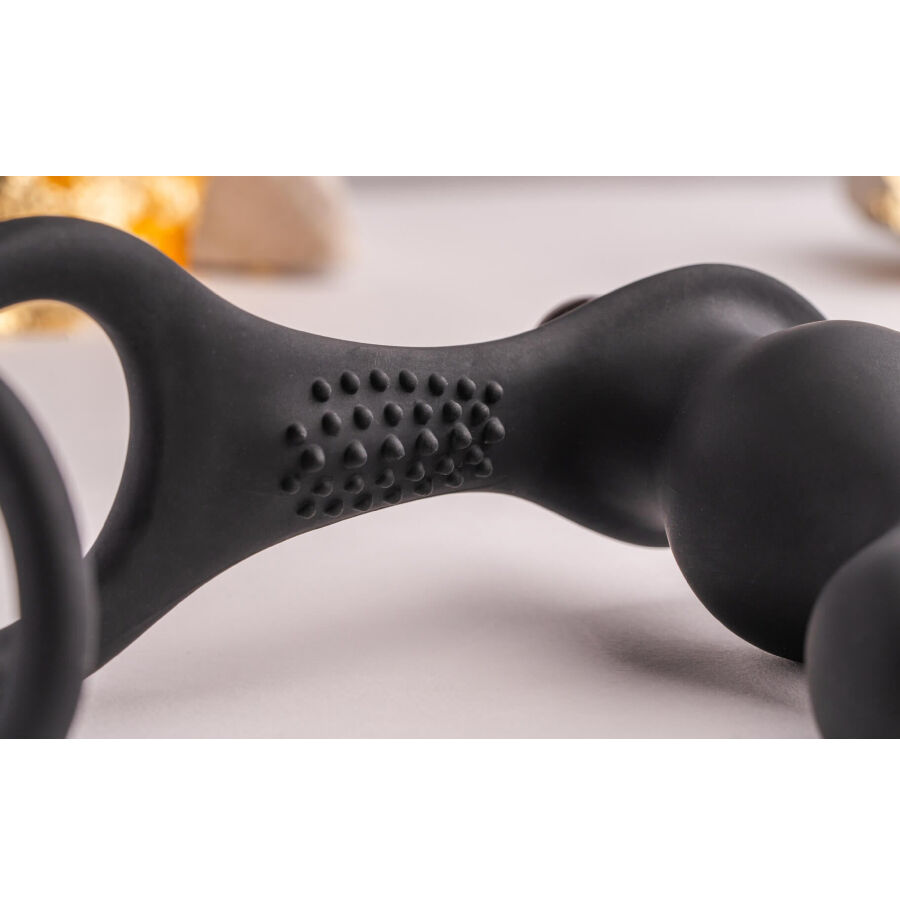 ROCKS-OFF - RO-ZEN RRO ANAL PLUG WITH VIBRATING PENIS RING BLACK 3 ROCKS-OFF - RO-ZEN RRO ANAL PLUG WITH VIBRATING PENIS RING BLACK - obrazek 3