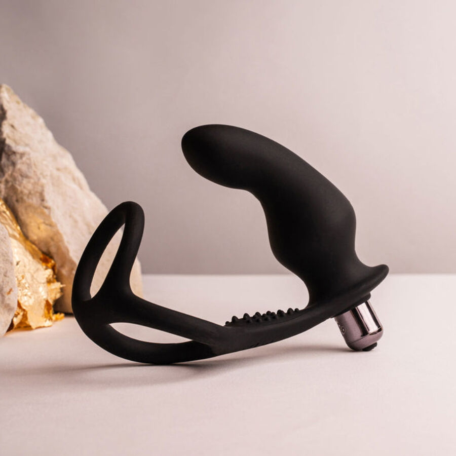ROCKS-OFF - RO-ZEN RRO ANAL PLUG WITH VIBRATING PENIS RING BLACK 4 ROCKS-OFF - RO-ZEN RRO ANAL PLUG WITH VIBRATING PENIS RING BLACK - obrazek 4