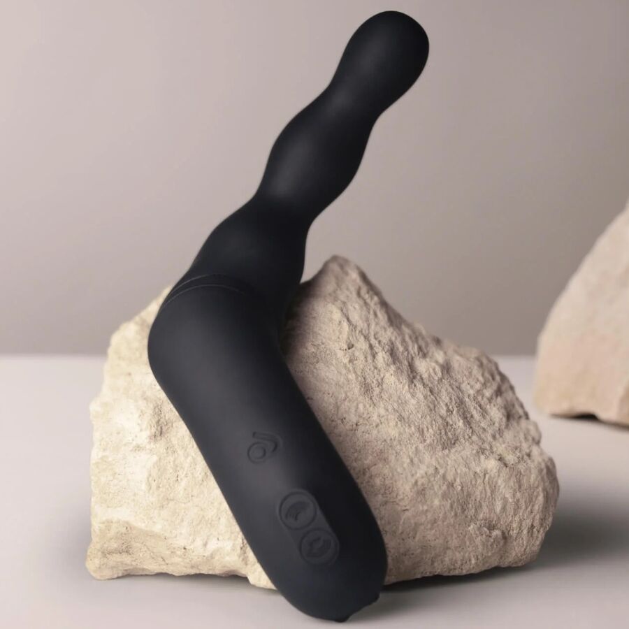 ROCKS-OFF - BLACK PROSTATE AND ANAL VIBRATOR ADAPTER 4 ROCKS-OFF - BLACK PROSTATE AND ANAL VIBRATOR ADAPTER - obrazek 4