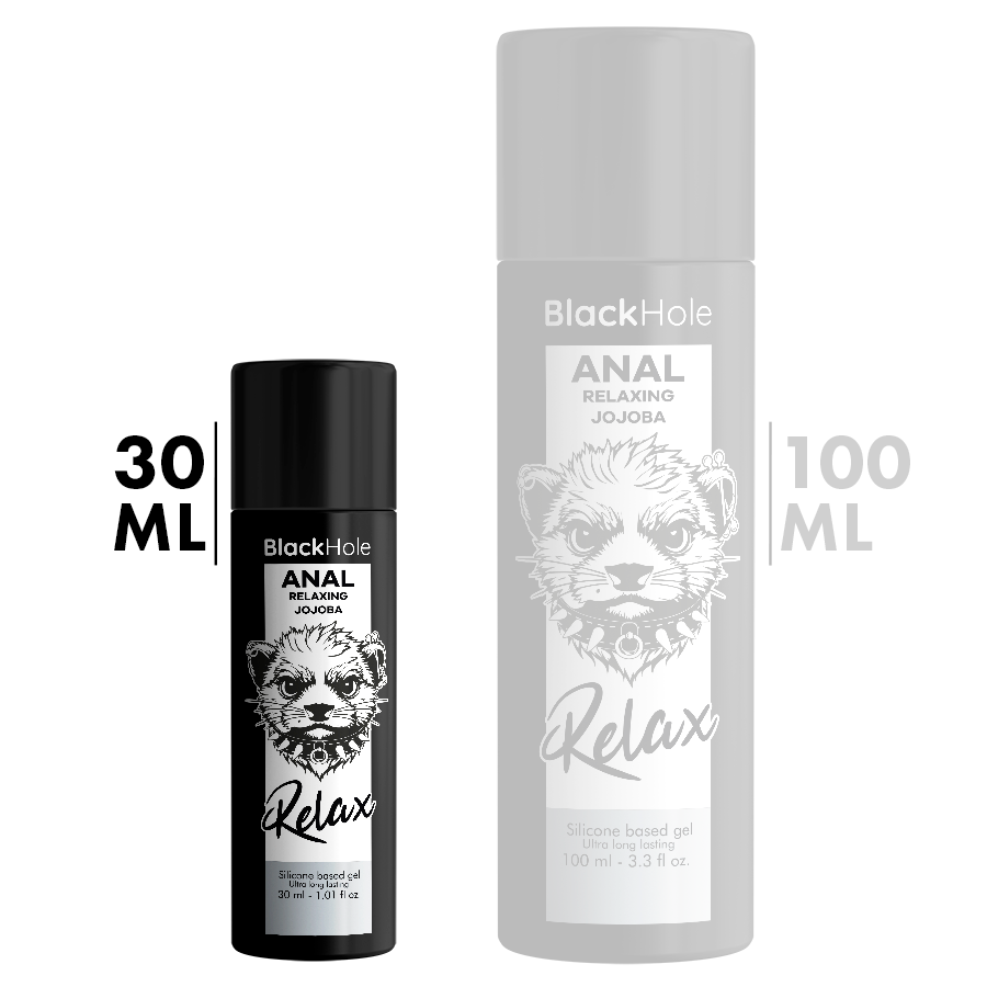 BLACK HOLE - ANAL RELAXING JOJOBA RELAX SILICONE BASE 30 ML 2 BLACK HOLE - ANAL RELAXING JOJOBA RELAX SILICONE BASE 30 ML - obrazek 2