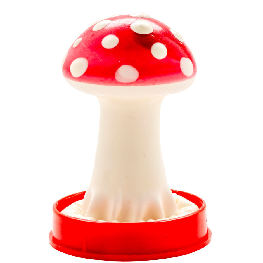 CONDOMERIE - HANDPAINTED NOVELTY CONDOMS TOADSTOOL MODEL 1 3 CONDOMERIE - HANDPAINTED NOVELTY CONDOMS TOADSTOOL MODEL 1 - obrazek 3