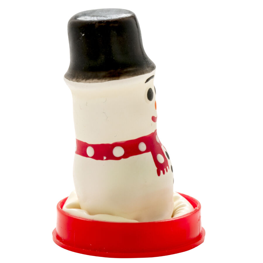 CONDOMERIE - HANDPAINTED NOVELTY CONDOMS SNOWMAN 2 CONDOMERIE - HANDPAINTED NOVELTY CONDOMS SNOWMAN - obrazek 2