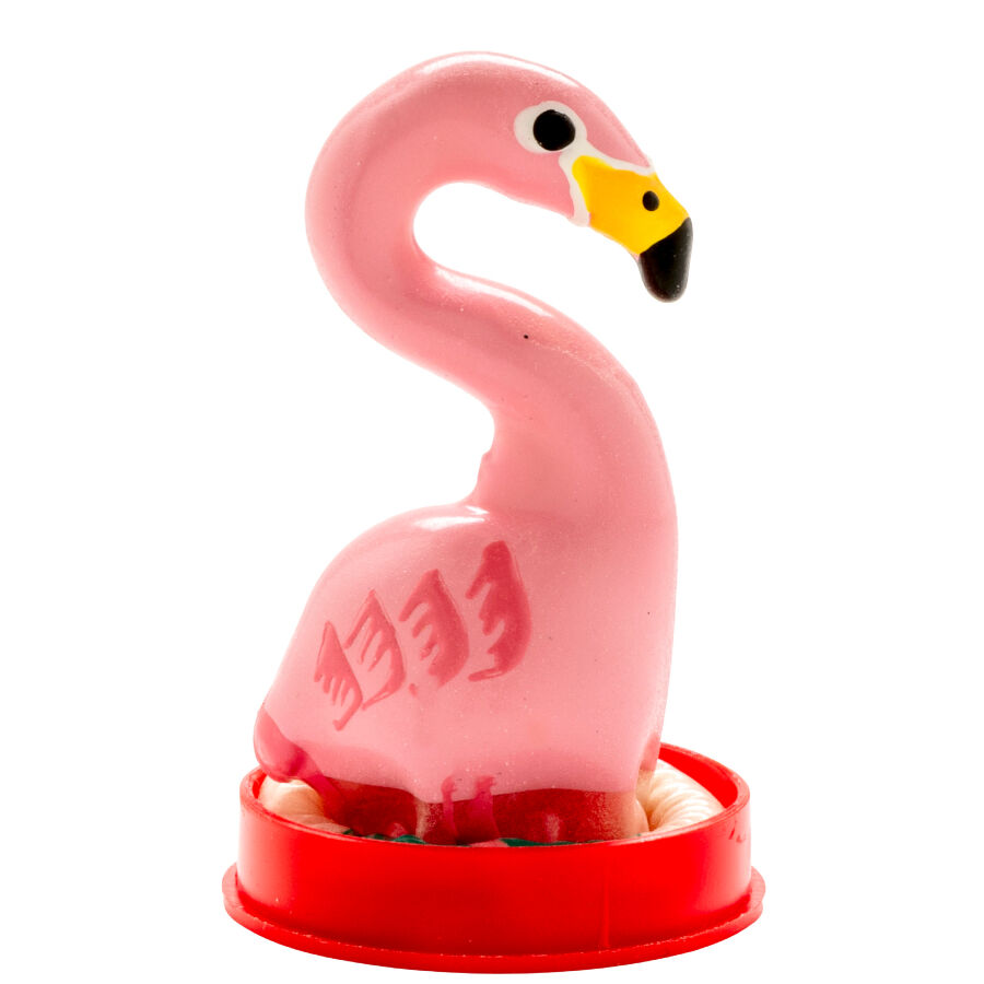 CONDOMERIE - HANDPAINTED NOVELTY CONDOMS FLAMINGO PINK 2 CONDOMERIE - HANDPAINTED NOVELTY CONDOMS FLAMINGO PINK - obrazek 2