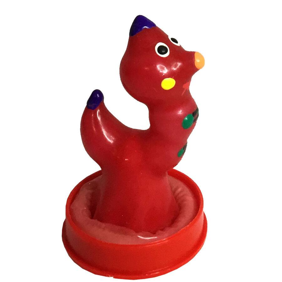 CONDOMERIE - HANDPAINTED NOVELTY CONDOMS WORM 2 CONDOMERIE - HANDPAINTED NOVELTY CONDOMS WORM - obrazek 2