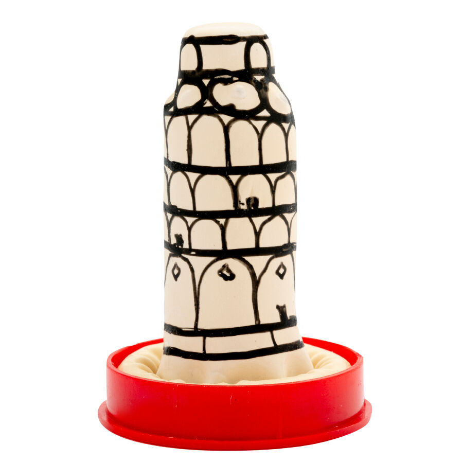 CONDOMERIE - HANDPAINTED NOVELTY CONDOMS PISA TOWER 2 CONDOMERIE - HANDPAINTED NOVELTY CONDOMS PISA TOWER - obrazek 2
