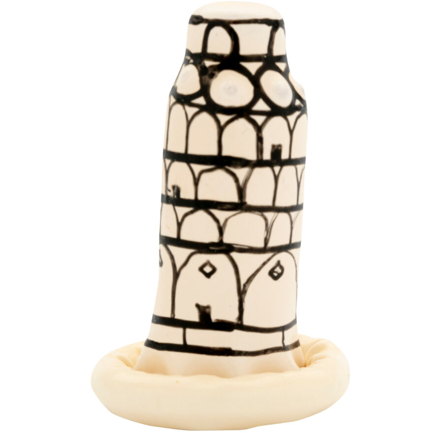 CONDOMERIE - HANDPAINTED NOVELTY CONDOMS PISA TOWER 5 CONDOMERIE - HANDPAINTED NOVELTY CONDOMS PISA TOWER - obrazek 5