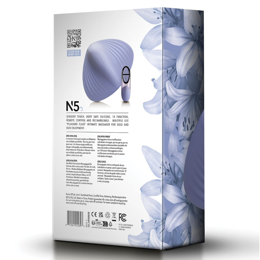NIYA - N5 MULTI-USE INTIMATE MASSAGER WITH REMOTE CONTROL 5 NIYA - N5 MULTI-USE INTIMATE MASSAGER WITH REMOTE CONTROL - obrazek 5