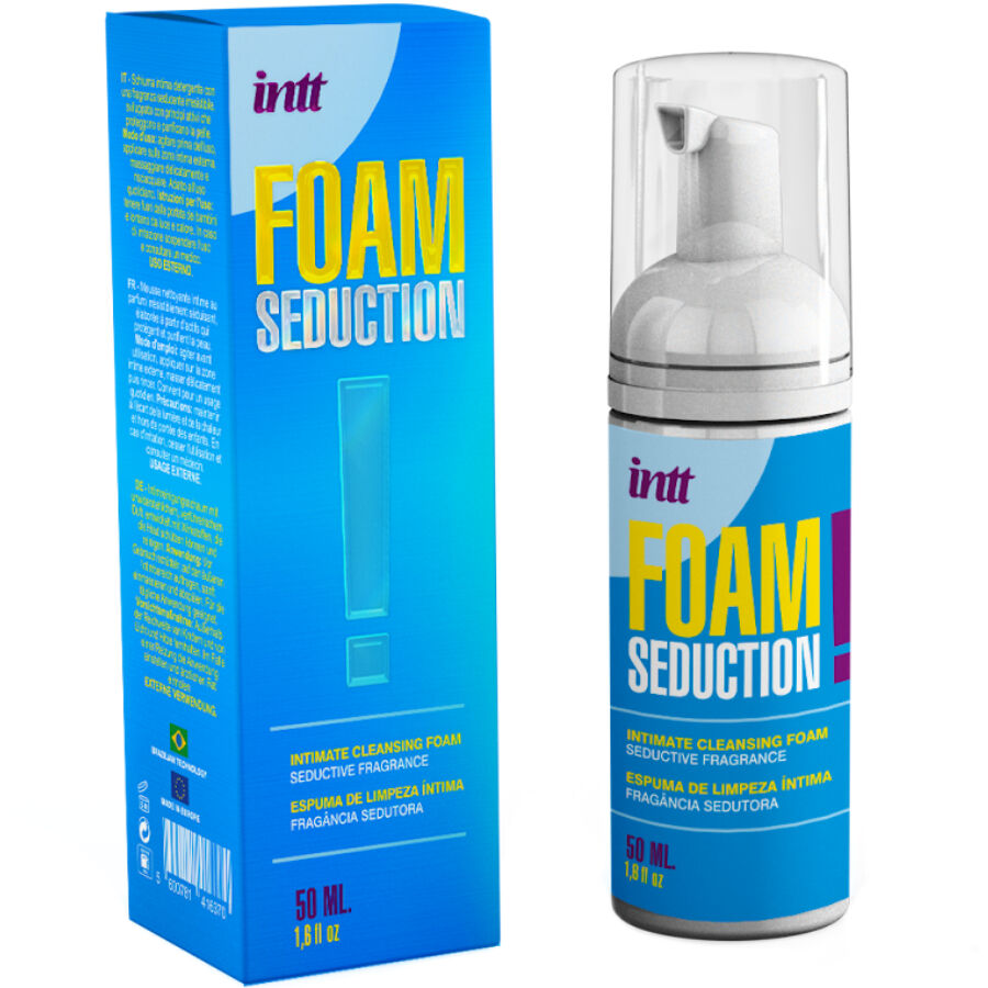 INTT RELEASES - FOAM SEDUCTION INTIMATE CLEANSING FOAM 50 ML 3 INTT RELEASES - FOAM SEDUCTION INTIMATE CLEANSING FOAM 50 ML - obrazek 3