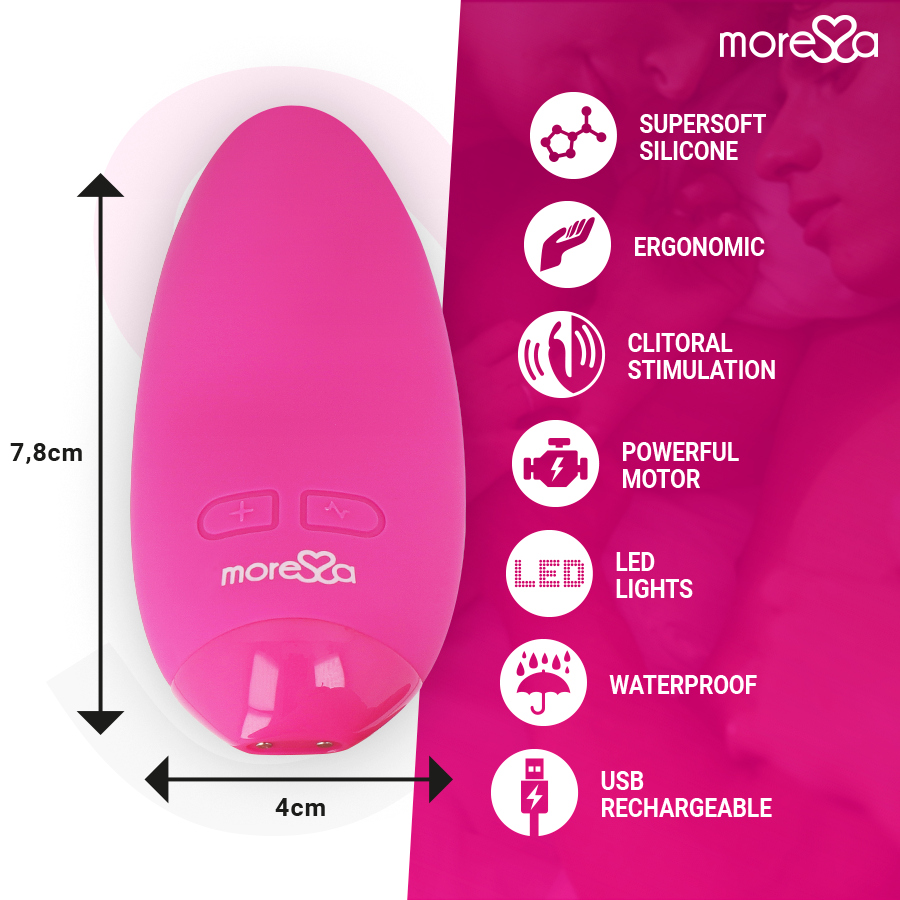 MORESSA - BLOSSOM PINK VIBRATOR 4 MORESSA - BLOSSOM PINK VIBRATOR - obrazek 4