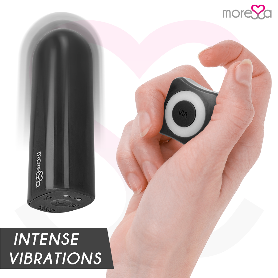 MORESSA - NIX VIBRATOR REMOTE CONTROL BLACK 3 MORESSA - NIX VIBRATOR REMOTE CONTROL BLACK - obrazek 3
