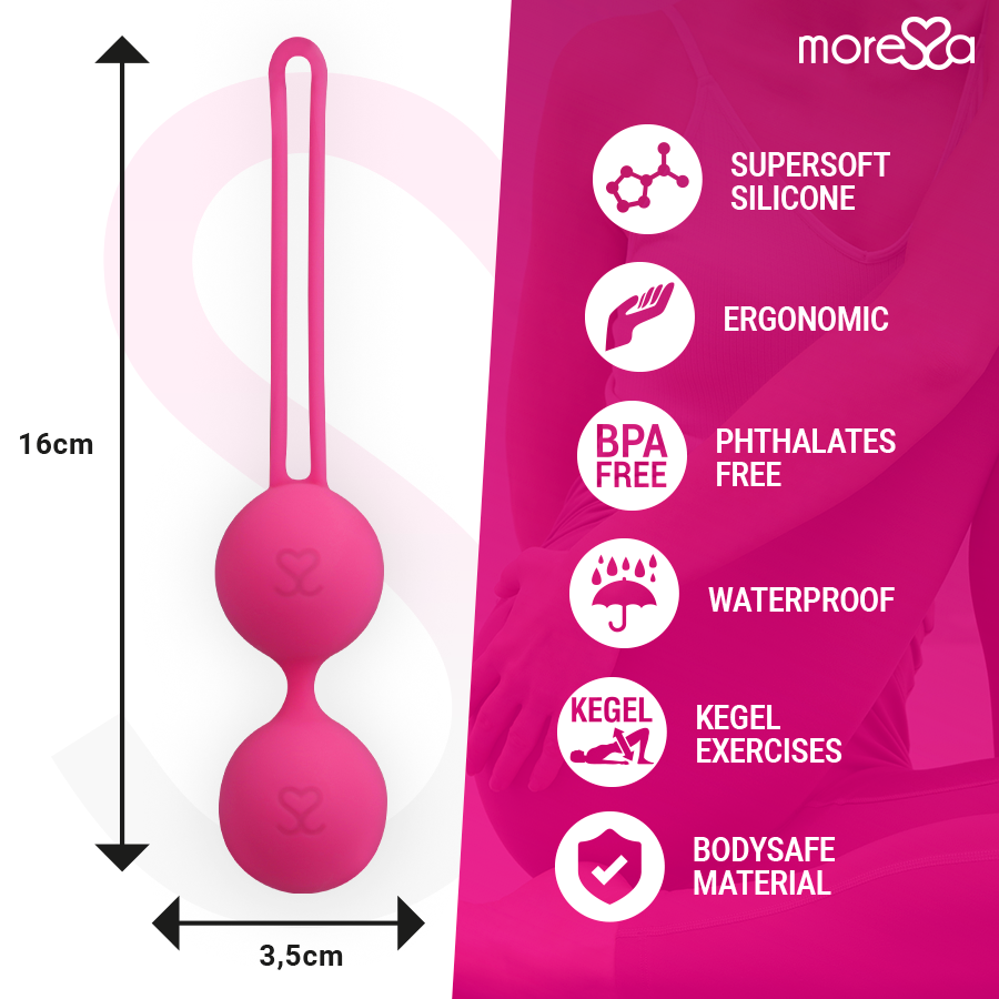 MORESSA - OSIAN TWO PREMIUM SILICONE PINK 4 MORESSA - OSIAN TWO PREMIUM SILICONE PINK - obrazek 4