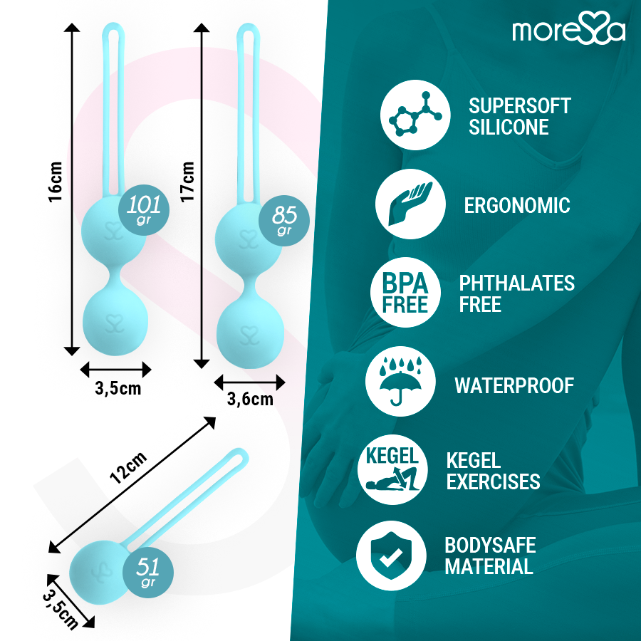 MORESSA - OSIAN SET PREMIUM TURQUOISE SILICONE 4 MORESSA - OSIAN SET PREMIUM TURQUOISE SILICONE - obrazek 4