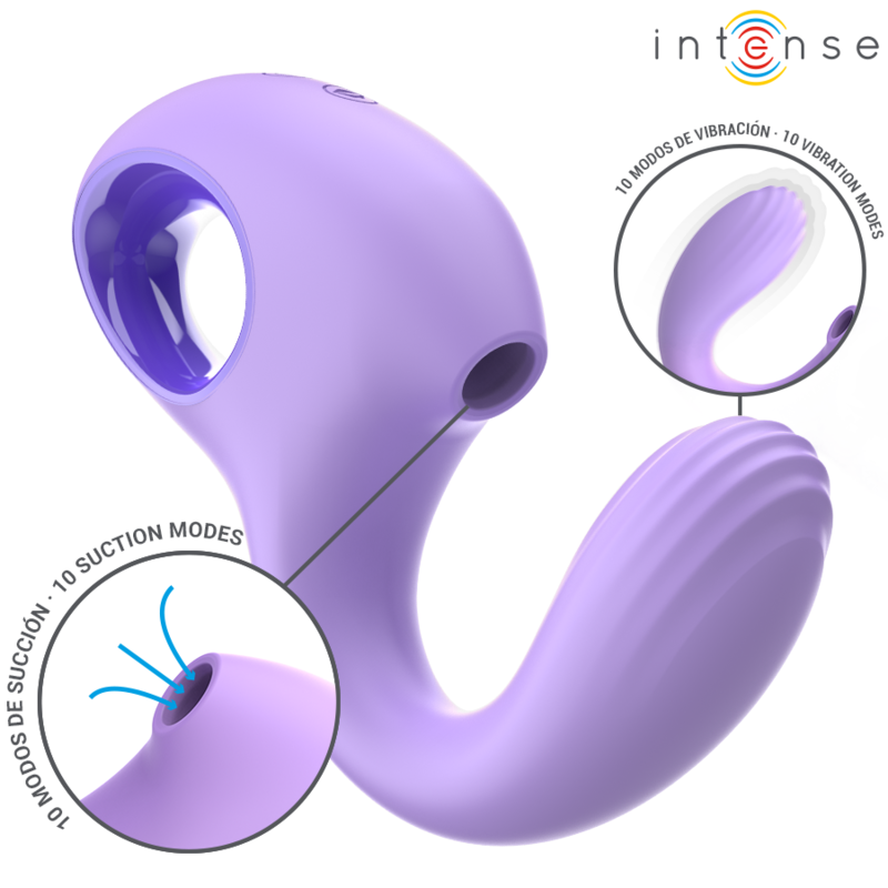 INTENSE - BAXTER VIBRATOR STIMULATOR VIOLET 2 INTENSE - BAXTER VIBRATOR STIMULATOR VIOLET - obrazek 2