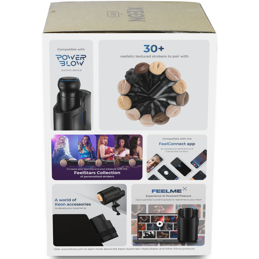 KIIROO - KEON WIFI COMBO AUTOMATIC MASTURBATOR + FEEL STROKER 3 KIIROO - KEON WIFI COMBO AUTOMATIC MASTURBATOR + FEEL STROKER - obrazek 3