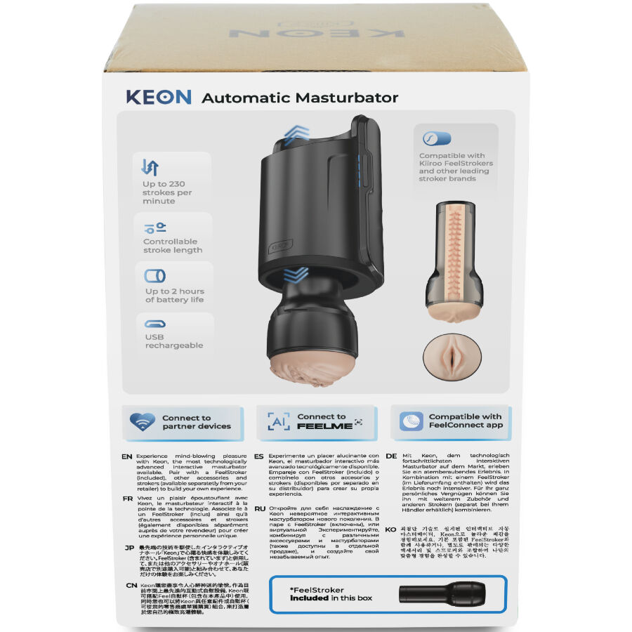 KIIROO - KEON WIFI COMBO AUTOMATIC MASTURBATOR + FEEL STROKER 2 KIIROO - KEON WIFI COMBO AUTOMATIC MASTURBATOR + FEEL STROKER - obrazek 2
