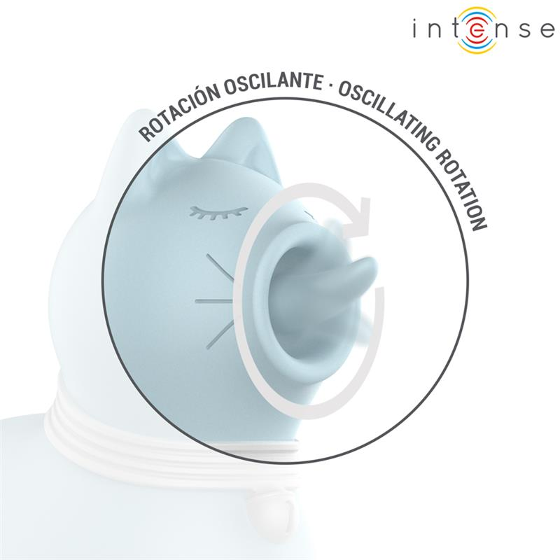 INTENSE - DUCHESS STIMULATOR WITH ROTATING TONGUE 360 BLUE 5 INTENSE - DUCHESS STIMULATOR WITH ROTATING TONGUE 360 BLUE - obrazek 5