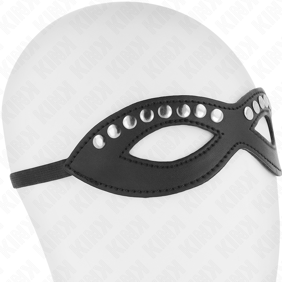 KINK - EYE MASK WITH MINI RIVETS MODEL 1 20.5 x 5.5 CM 4 KINK - EYE MASK WITH MINI RIVETS MODEL 1 20.5 x 5.5 CM - obrazek 4