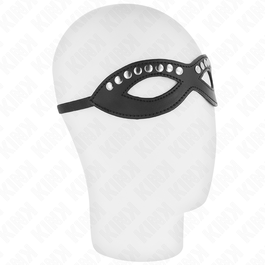 KINK - EYE MASK WITH MINI RIVETS MODEL 1 20.5 x 5.5 CM 3 KINK - EYE MASK WITH MINI RIVETS MODEL 1 20.5 x 5.5 CM - obrazek 3