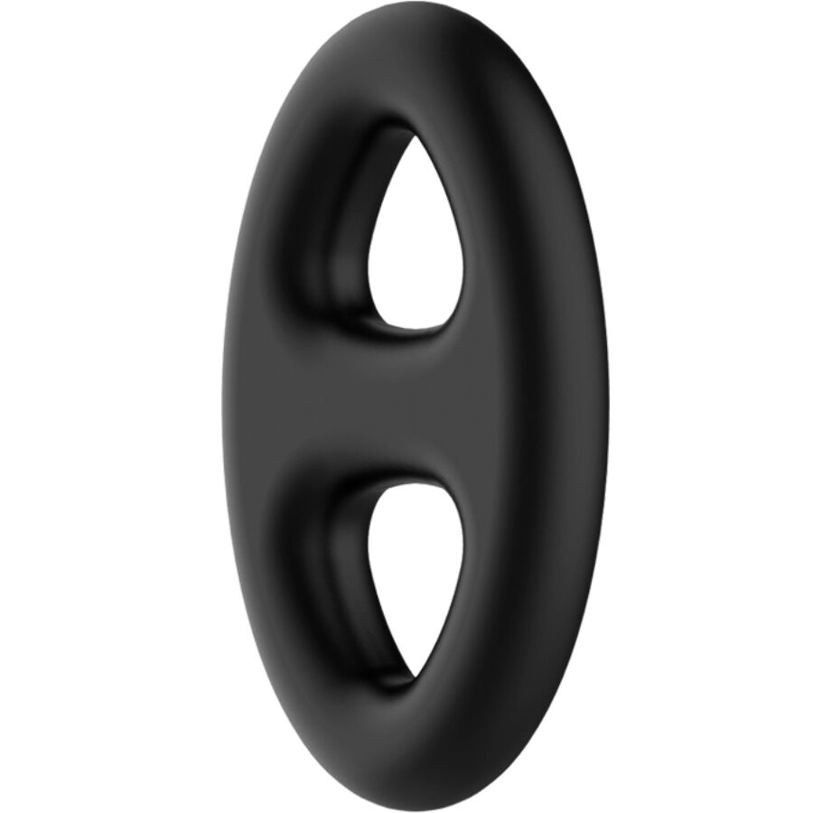 CRAZY BULL - DOUBLE OVAL SILICONE RING 3 CRAZY BULL - DOUBLE OVAL SILICONE RING - obrazek 3