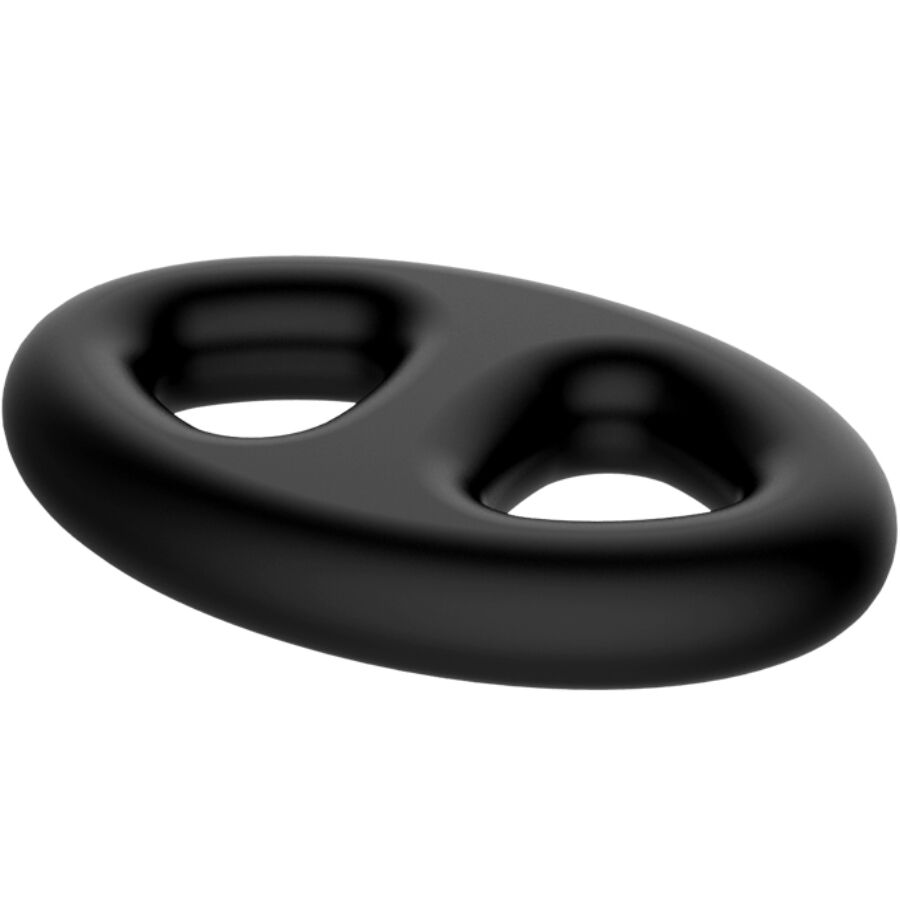 CRAZY BULL - DOUBLE OVAL SILICONE RING 5 CRAZY BULL - DOUBLE OVAL SILICONE RING - obrazek 5