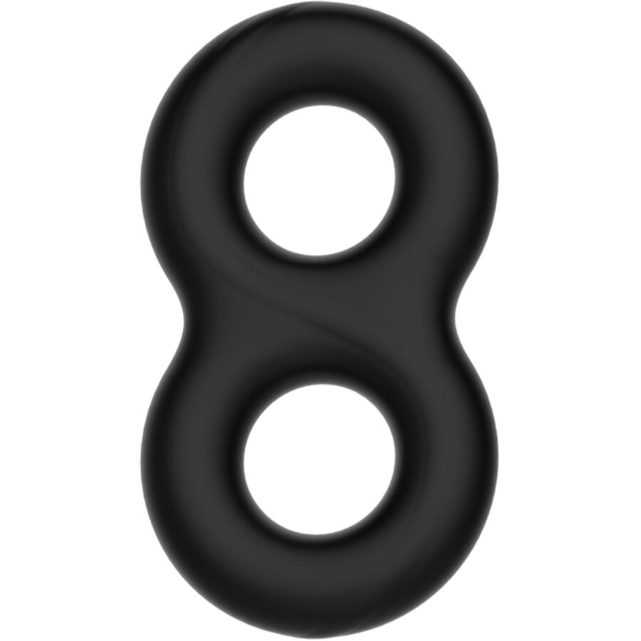 CRAZY BULL - DOUBLE INFINITY SILICONE RING 2 CRAZY BULL - DOUBLE INFINITY SILICONE RING - obrazek 2