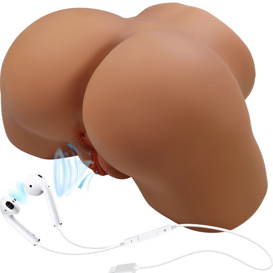 CRAZY BULL - GERIANN REALISTIC FEMALE BUTT VIBRATOR AND SUCKER WITH SOUND 5.5 KG 2 CRAZY BULL - GERIANN REALISTIC FEMALE BUTT VIBRATOR AND SUCKER WITH SOUND 5.5 KG - obrazek 2
