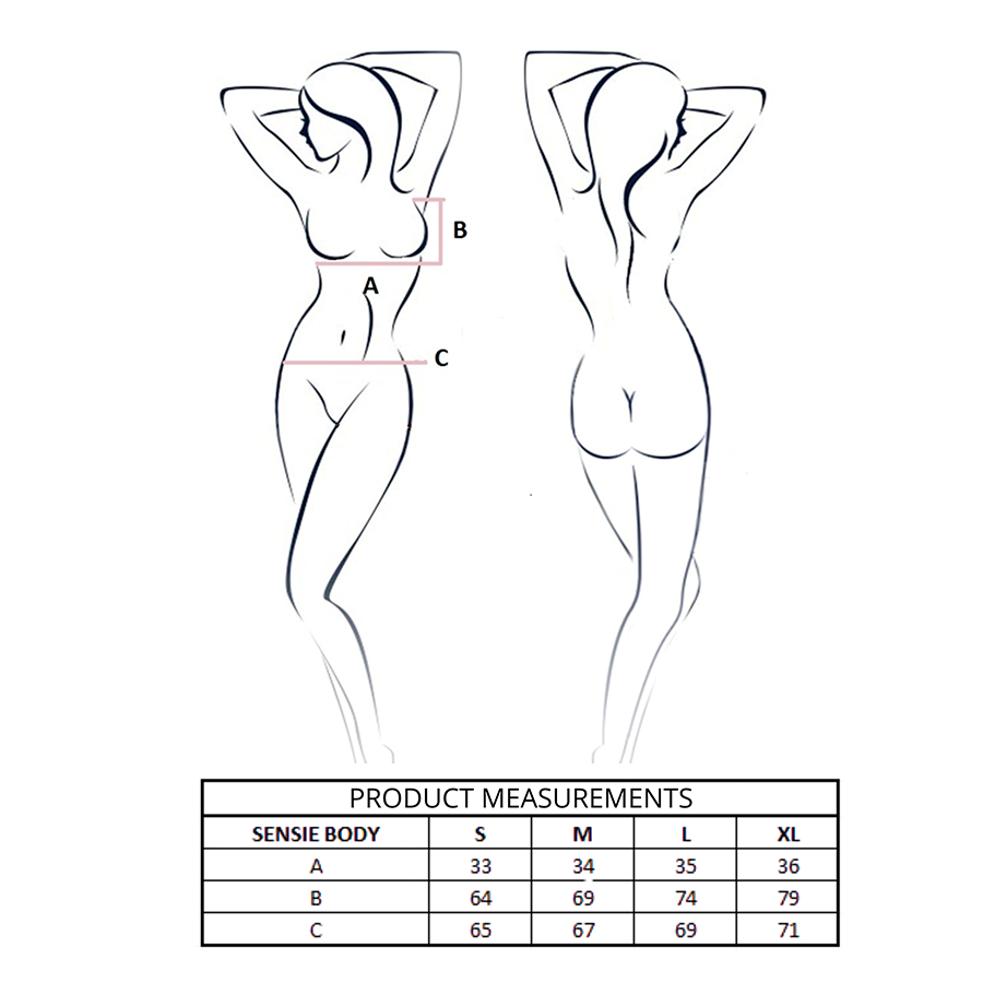 PASSION - SENSIE BODY CORAL S/M 4 PASSION - SENSIE BODY CORAL S/M - obrazek 4