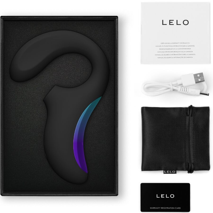 LELO - ENIGMA WAVE TRIPLE VIBRATION MASSAGER BLACK 3 LELO - ENIGMA WAVE TRIPLE VIBRATION MASSAGER BLACK - obrazek 3