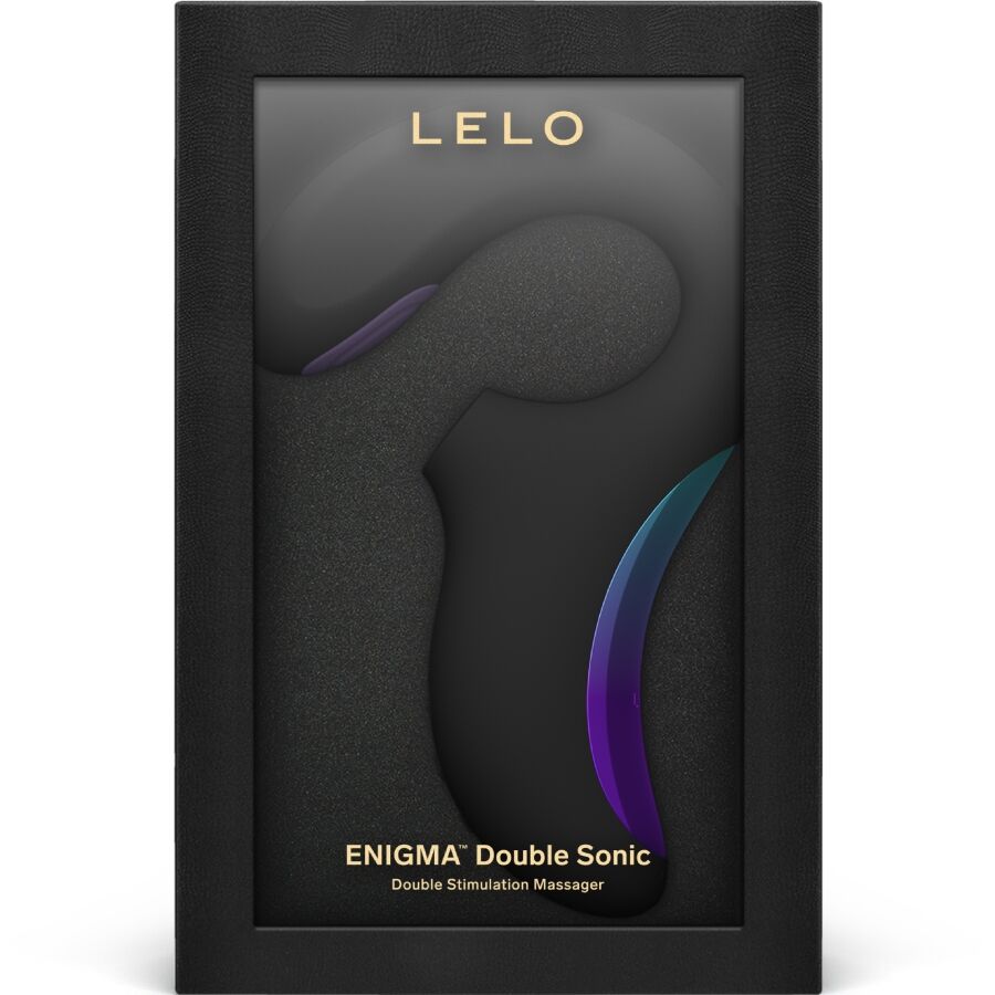 LELO - ENIGMA DOUBLE SONIC VIBRATOR POINT G BLACK 4 LELO - ENIGMA DOUBLE SONIC VIBRATOR POINT G BLACK - obrazek 4