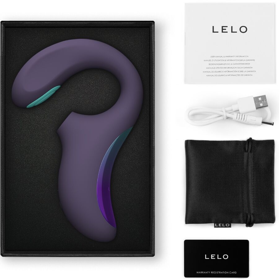 LELO - ENIGMA DOUBLE SONIC VIBRATOR POINT G CYBER PURPLE 3 LELO - ENIGMA DOUBLE SONIC VIBRATOR POINT G CYBER PURPLE - obrazek 3