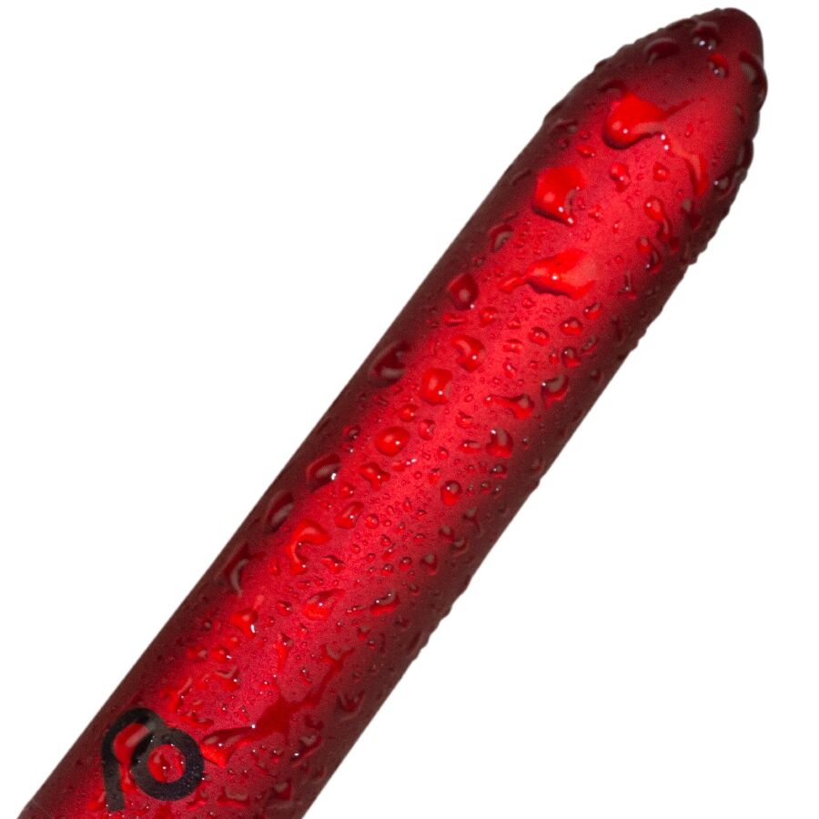 ROCKS-OFF - RECHARGEABLE VIBRATING BULLET POPPY RED 2 ROCKS-OFF - RECHARGEABLE VIBRATING BULLET POPPY RED - obrazek 2