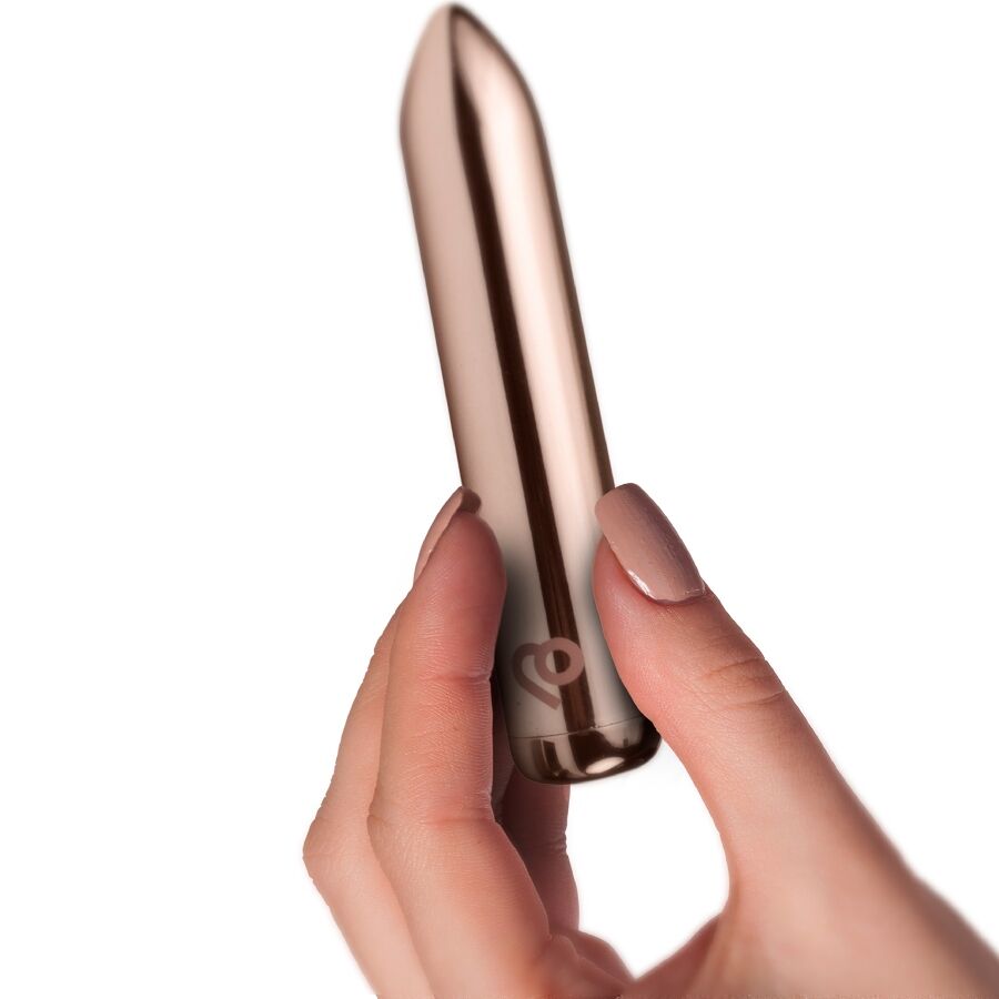 ROCKS-OFF - RECHARGEABLE VIBRATING BULLET GOLDEN ROSE 4 ROCKS-OFF - RECHARGEABLE VIBRATING BULLET GOLDEN ROSE - obrazek 4