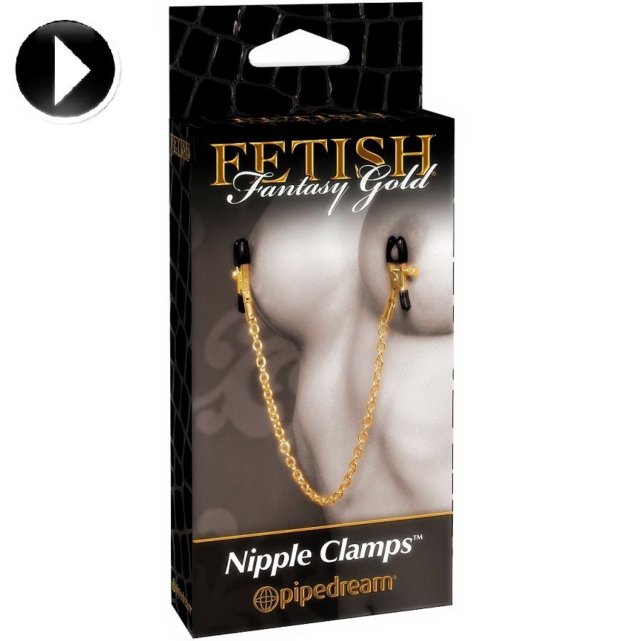 FETISH FANTASY GOLD - NIPPLE CLAMPS 4 FETISH FANTASY GOLD - NIPPLE CLAMPS - obrazek 4
