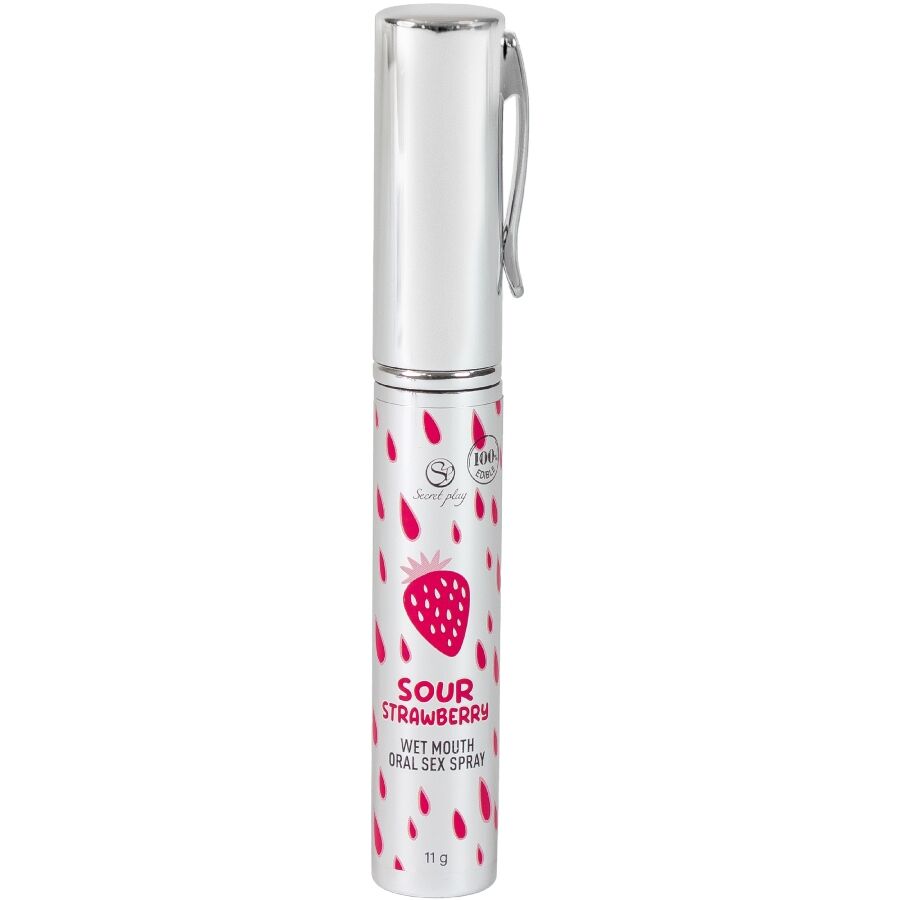 SECRETPLAY - SOUR STRAWBERRY ORAL SEX SPRAY 2 SECRETPLAY - SOUR STRAWBERRY ORAL SEX SPRAY - obrazek 2
