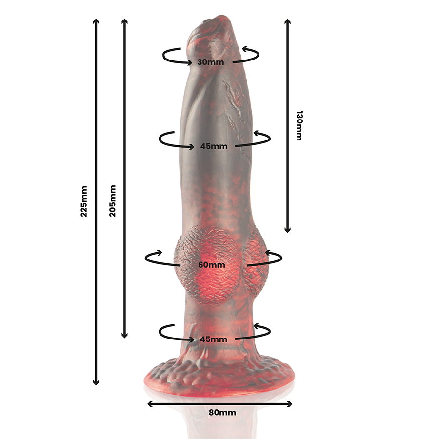 EPIC - PROMETHEUS DILDO TITAN IN FLAMES RECHARGEABLE REMOTE CONTROL 2 EPIC - PROMETHEUS DILDO TITAN IN FLAMES RECHARGEABLE REMOTE CONTROL - obrazek 2