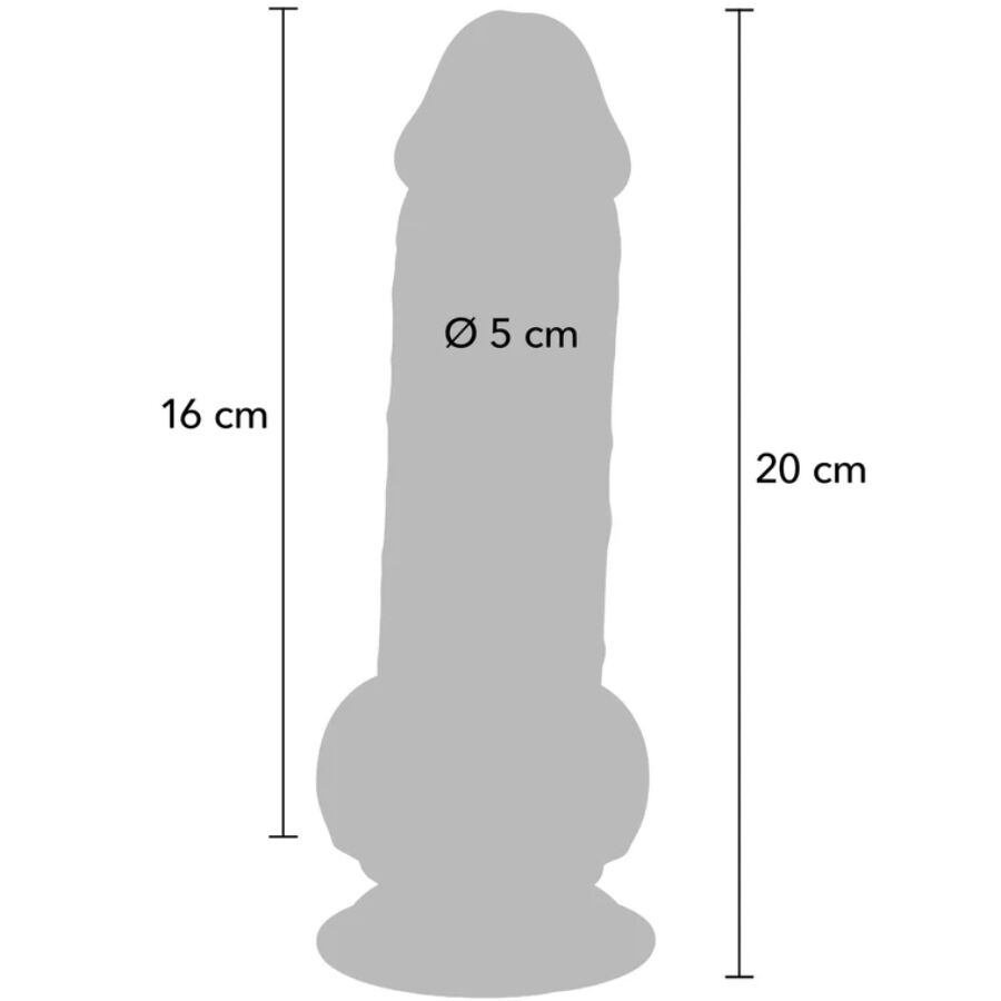 GET REAL - DELUXE REALISTIC PENIS WITH TESTICLES EXTRA THICK 20 CM 4 GET REAL - DELUXE REALISTIC PENIS WITH TESTICLES EXTRA THICK 20 CM - obrazek 4