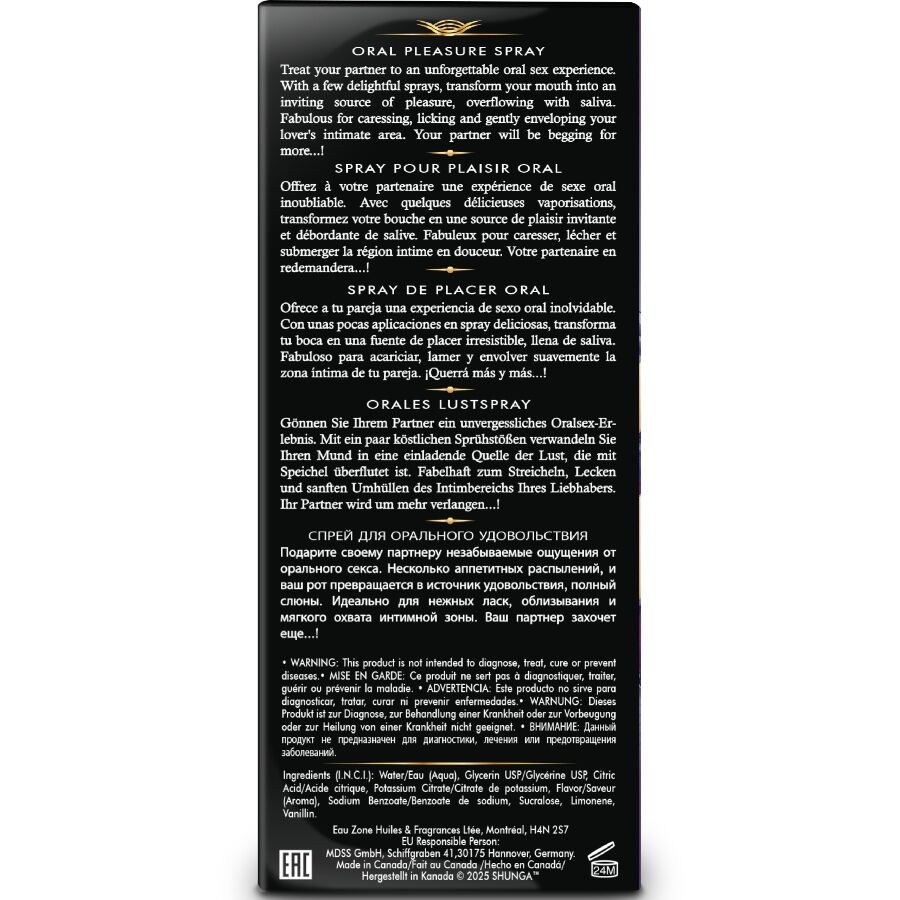 SHUNGA - WAVES PLEASURE SPRAY ORAL SEDUCTIVE EXOTIC FRUITS 20 ML 4 SHUNGA - WAVES PLEASURE SPRAY ORAL SEDUCTIVE EXOTIC FRUITS 20 ML - obrazek 4