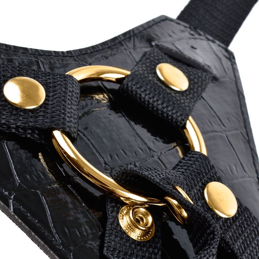 FETISH FANTASY GOLD - DESIGNER STRAP-ON 3 FETISH FANTASY GOLD - DESIGNER STRAP-ON - obrazek 3