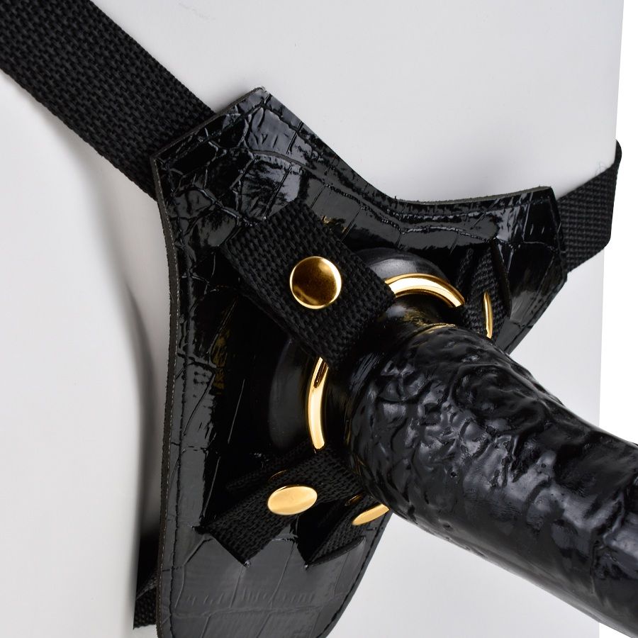 FETISH FANTASY GOLD - DESIGNER STRAP-ON 4 FETISH FANTASY GOLD - DESIGNER STRAP-ON - obrazek 4