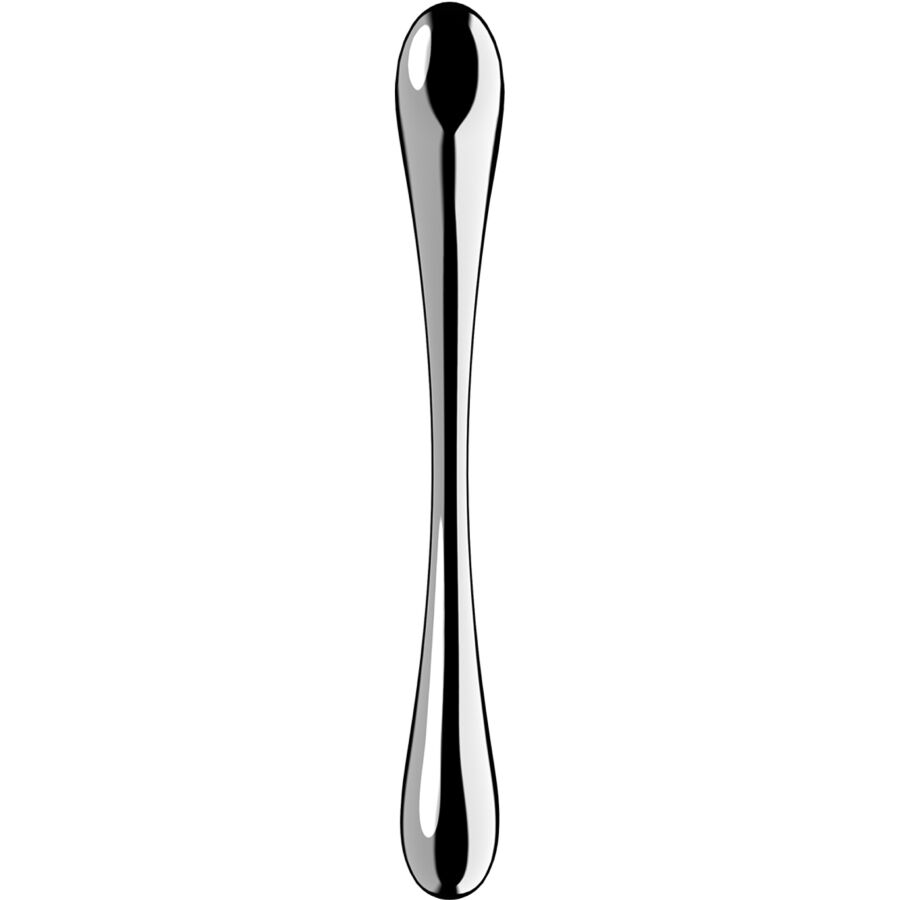 SATISFYER - COSMIC CREST 1 STAINLESS STEEL DOUBLE-ENDED DILDO 2 SATISFYER - COSMIC CREST 1 STAINLESS STEEL DOUBLE-ENDED DILDO - obrazek 2