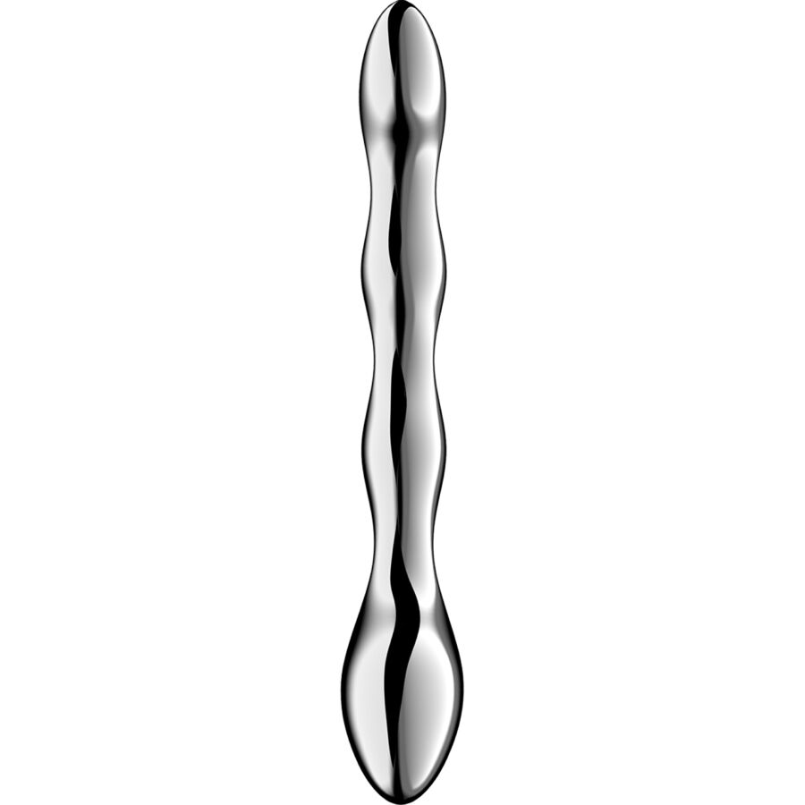 SATISFYER - COSMIC CREST 2 STAINLESS STEEL DOUBLE-ENDED DILDO 2 SATISFYER - COSMIC CREST 2 STAINLESS STEEL DOUBLE-ENDED DILDO - obrazek 2