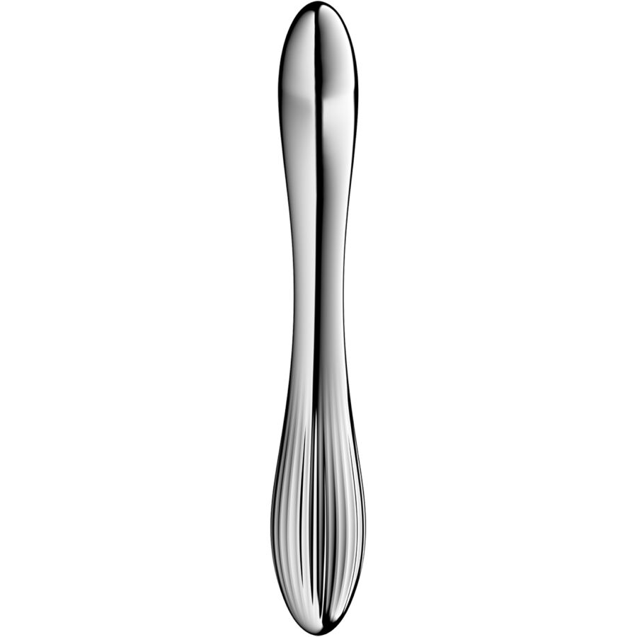 SATISFYER - PURE GRAVITY 1 STAINLESS STEEL DOUBLE-ENDED DILDO 2 SATISFYER - PURE GRAVITY 1 STAINLESS STEEL DOUBLE-ENDED DILDO - obrazek 2