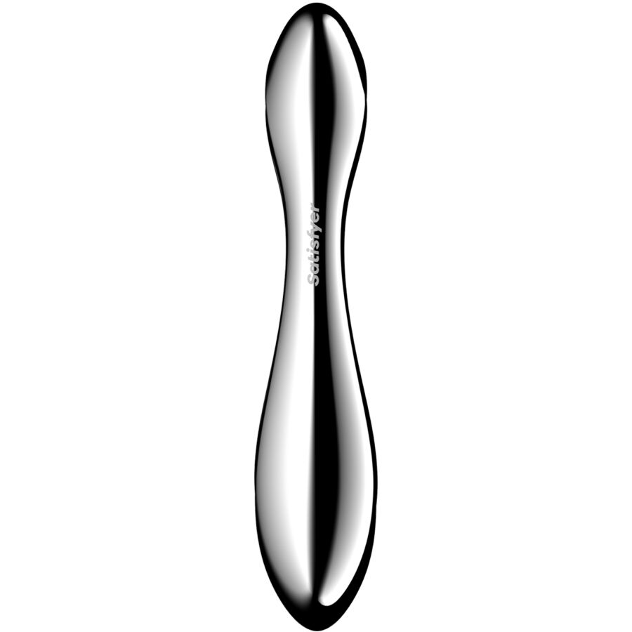 SATISFYER - PURE GRAVITY 2 STAINLESS STEEL DOUBLE-ENDED DILDO 4 SATISFYER - PURE GRAVITY 2 STAINLESS STEEL DOUBLE-ENDED DILDO - obrazek 4